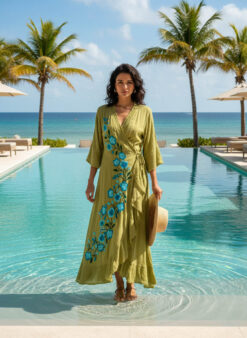 JADE KIMONO GREEN/Blue