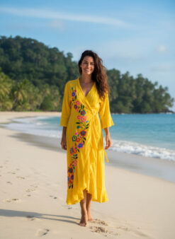 JADE KIMONO YELLOWMulticolor