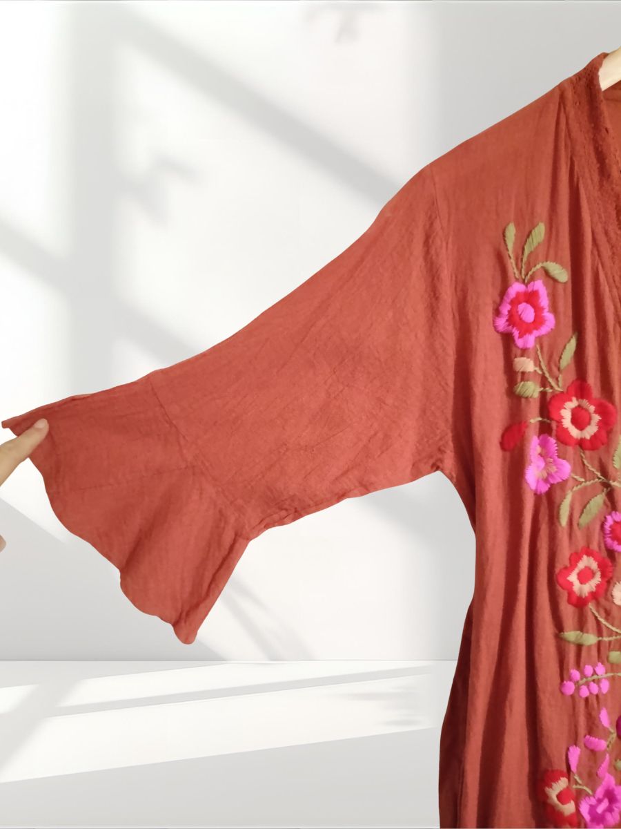 JADE KIMONO Terracotta – Image 3