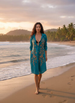 Chemise ALYA BLEU Canard