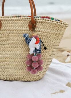 Alternative view of ELEPHANT Bleu et blanc