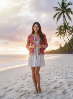 Alternative view of MAYA Veste Rose