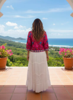 Alternative view of MAYA Veste Fuchsia Bleu