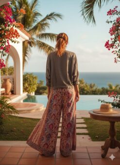 Alternative view of INAYA Pantalon Parme