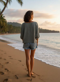 Alternative view of AYA Blouse Gris